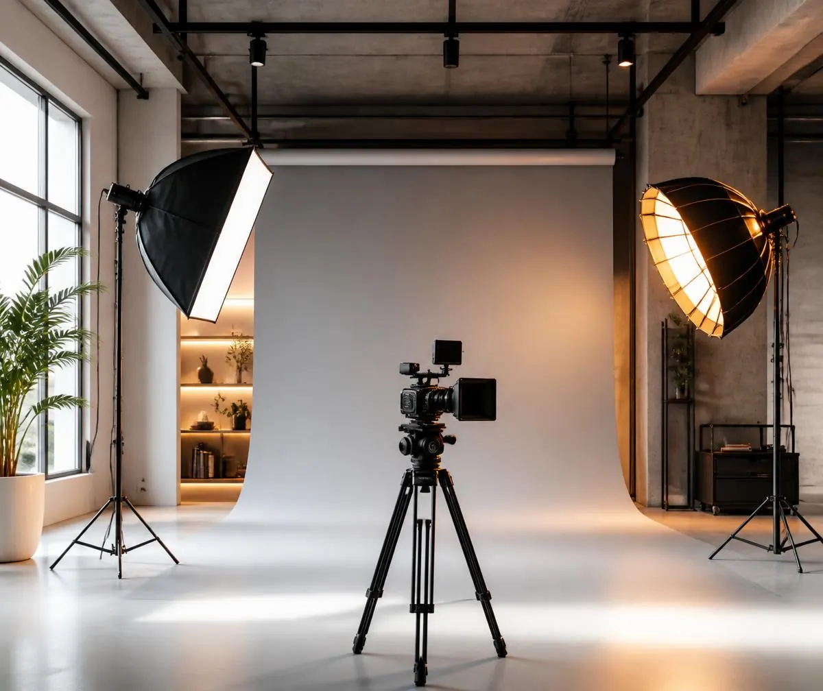 Lumos Digital studio cinema camera and lighting gear setup