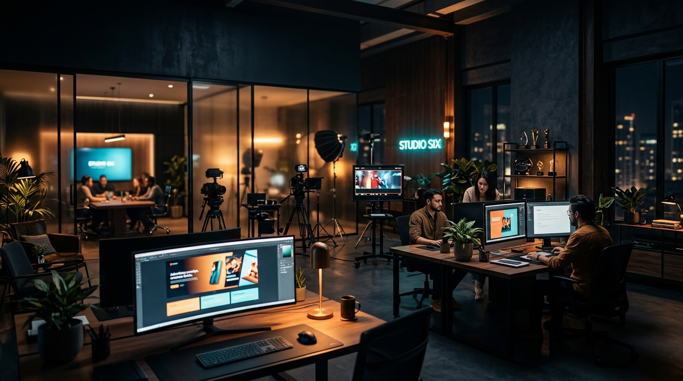 Lumos Digital production studio background